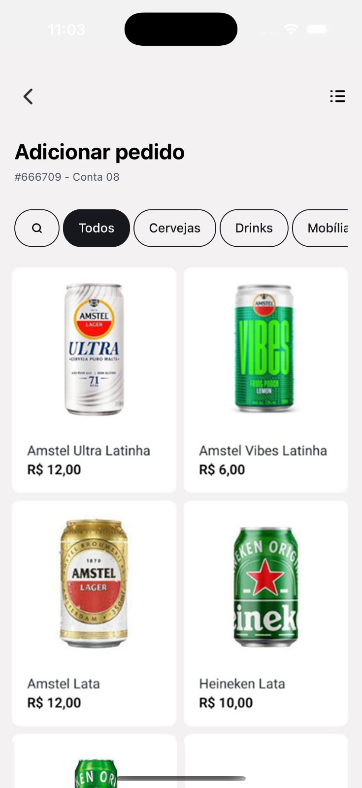 Tela do Aplicativo Tooda